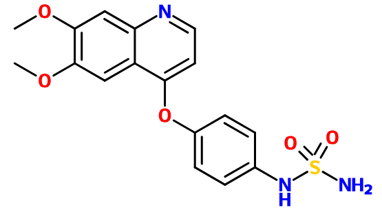 (image for) MC017687 N-(4-((6,7-Dimethoxyquinolin-4-yl)oxyl)phenyl)sulfamide